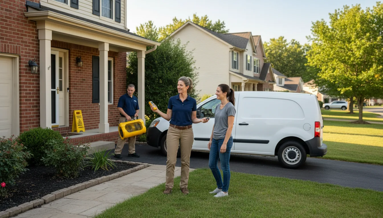 Water restoration image for Dehumidification And Cleanup Services in Johannesburg, CA